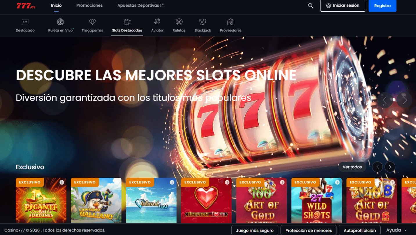 Casino777 Espa&ntilde;a 2026: an&aacute;lisis completo del casino online y opini&oacute;n experta